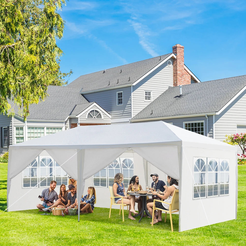 Outdoor Party Tent Gazebo With Removable Sidewalls Patio