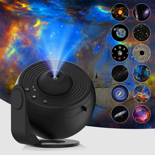 AUSYLE Night Light Galaxy Projector Starry Sky 360 Lamp