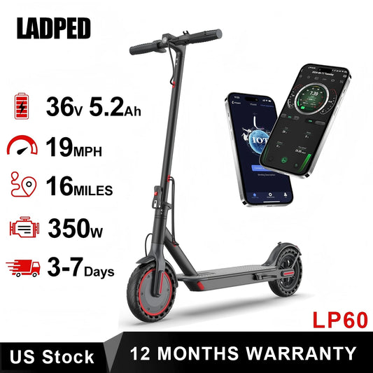 Ladped LP60 Electric Scooter 350W 19mph Foldable