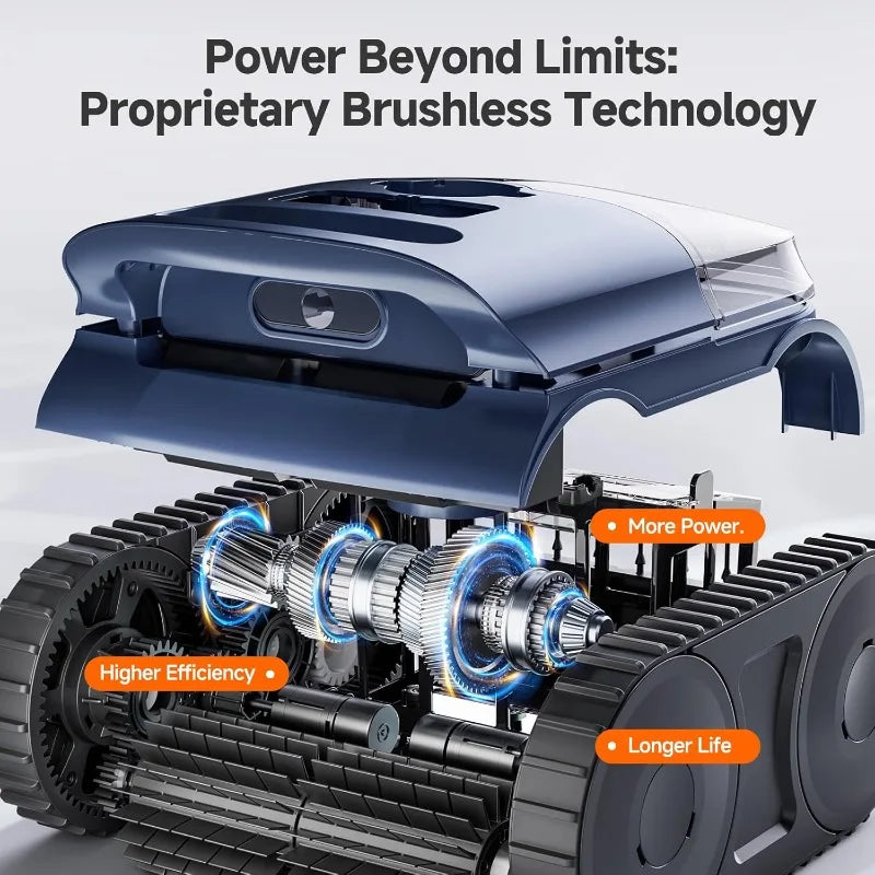 XMSJH Smart Robotic Pool Vacuum for Above Ground Pools