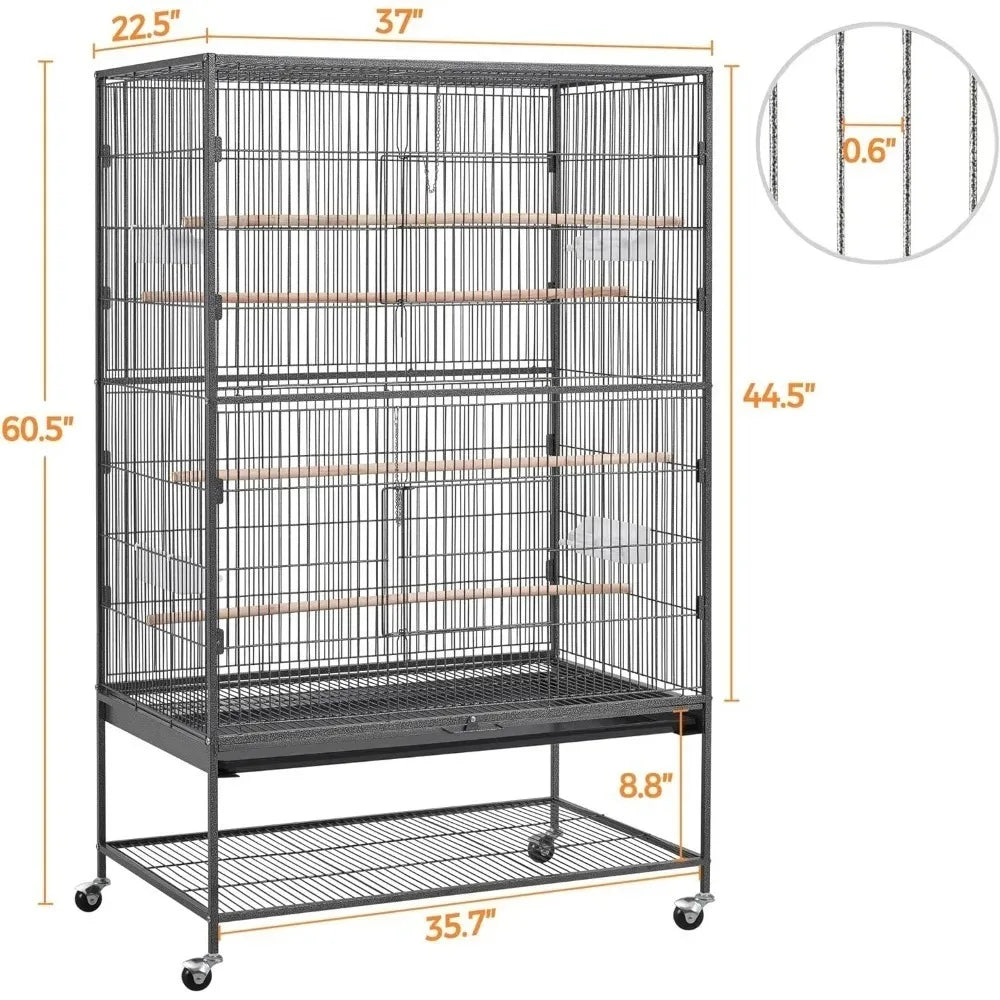 Hign-concerned Parrot Flight Cage Metal Durable Quality