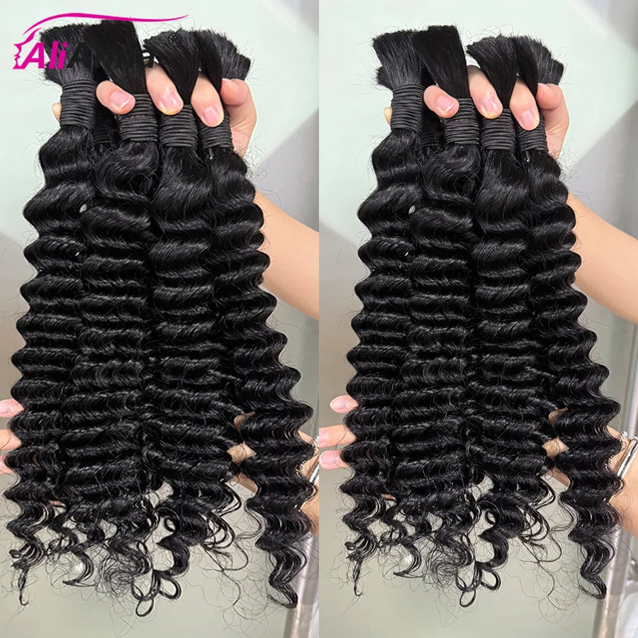 Alianna Deep Wave Curly Boho Brazilian Hair Extensions