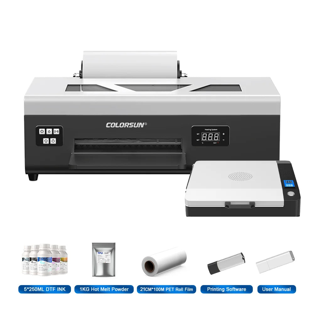 TOPPARTS Colorsun DTF Printer For Epson L800 T Shirts