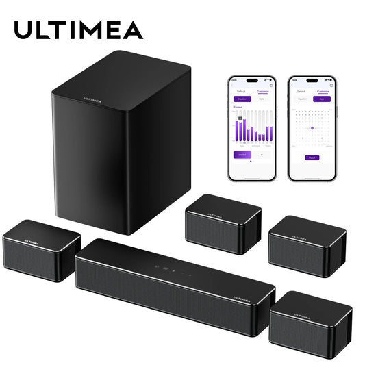 Ultimea 7.1 Surround Soundbar With Subwoofer And Speakers