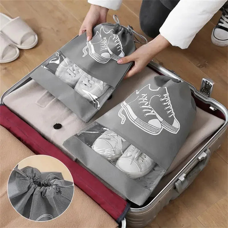 CN Non Woven Shoes Storage Bag Closet Organizer Travel