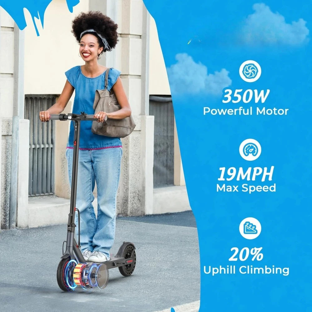 Hign Concerned Electric Scooter Dual Suspension 350W