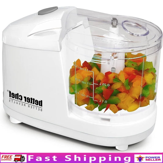 XMSJ Compact Food Chopper 100W One Touch Operation Ultra