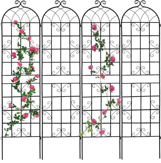 Twister.CK Garden Trellises 4 Pack Metal Plant Support