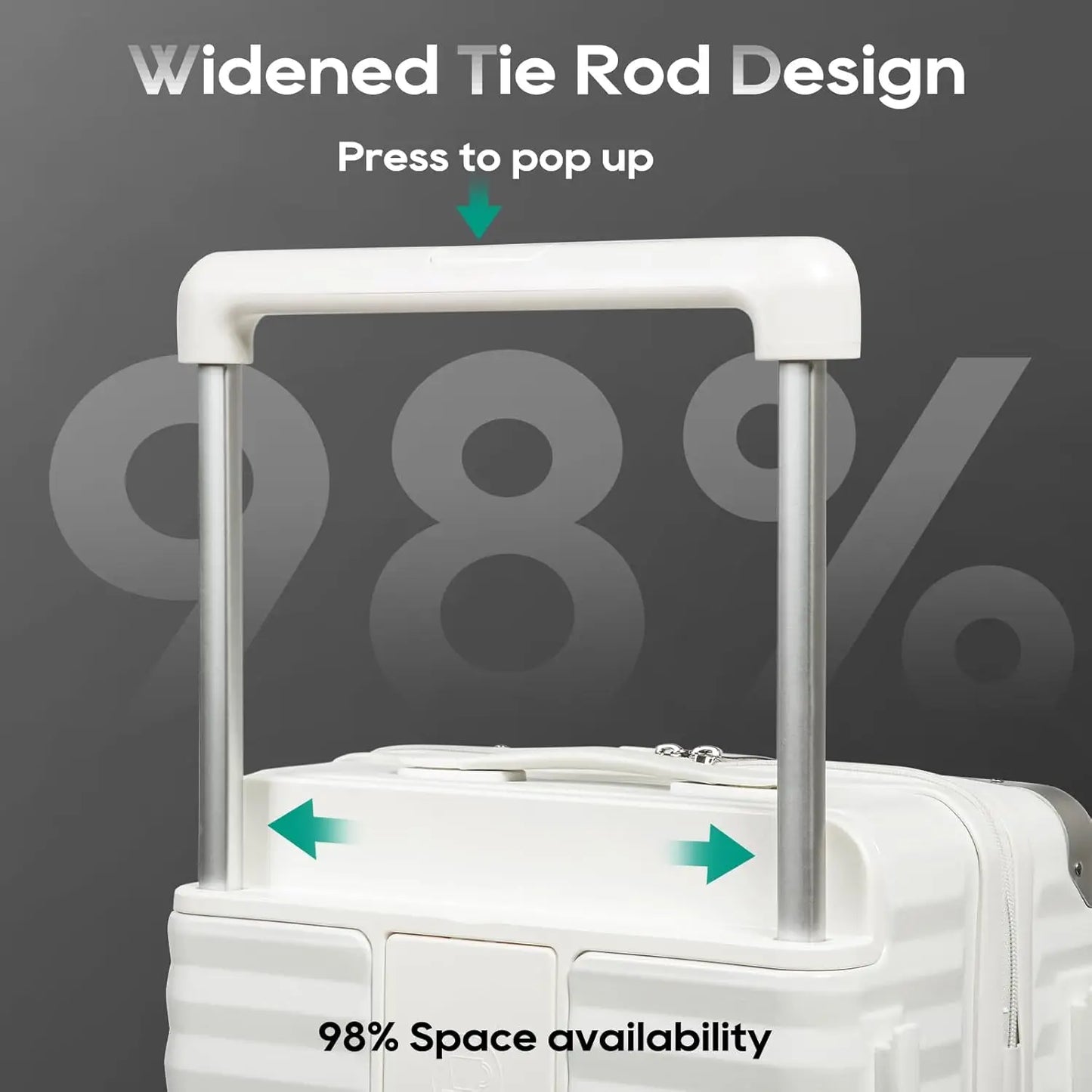 Joyway Front Opening Carry On Luggage With TSA Lock