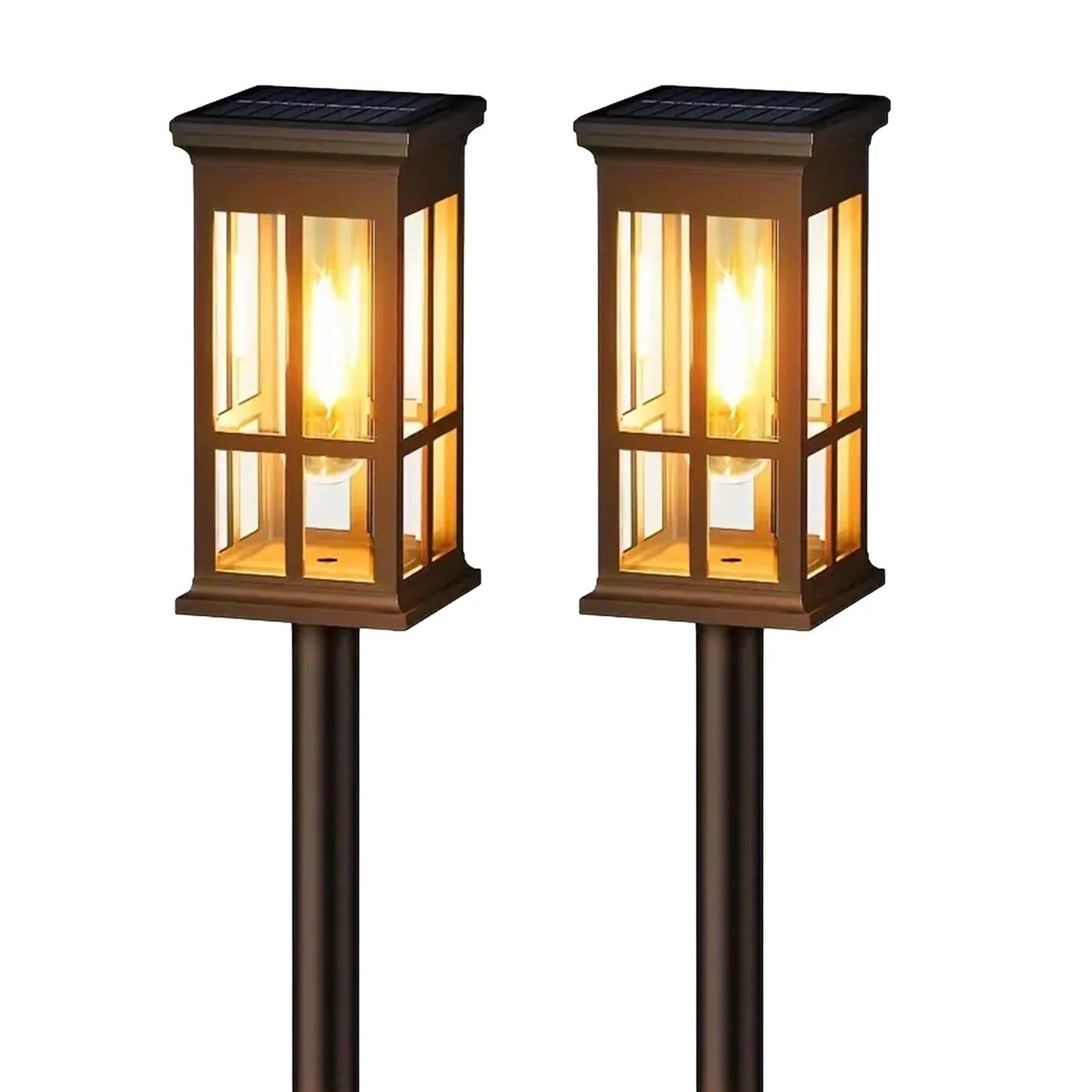 KPSTEK Solar Pathway Lights Outdoor LED Garden Lighting