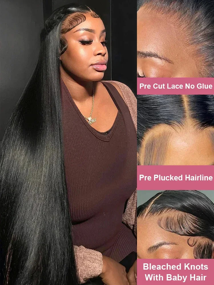 Abijale Brazilian Hair Lace Front Wig HD Transparent Lace