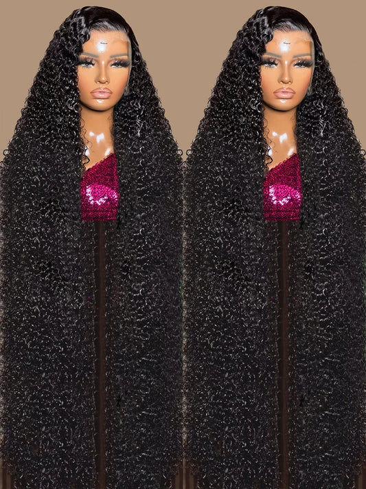 HJ Weave Beauty Deep Wave Lace Front Human Hair Wig