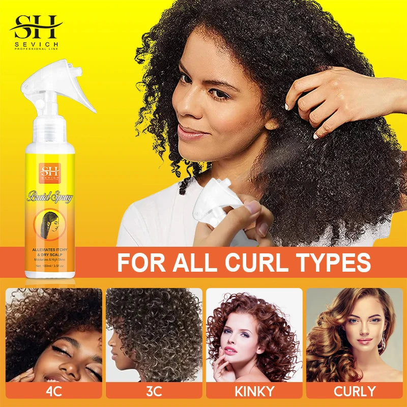 Hign-Concerned Hair Cleaning Anti Itching Scalp Spray