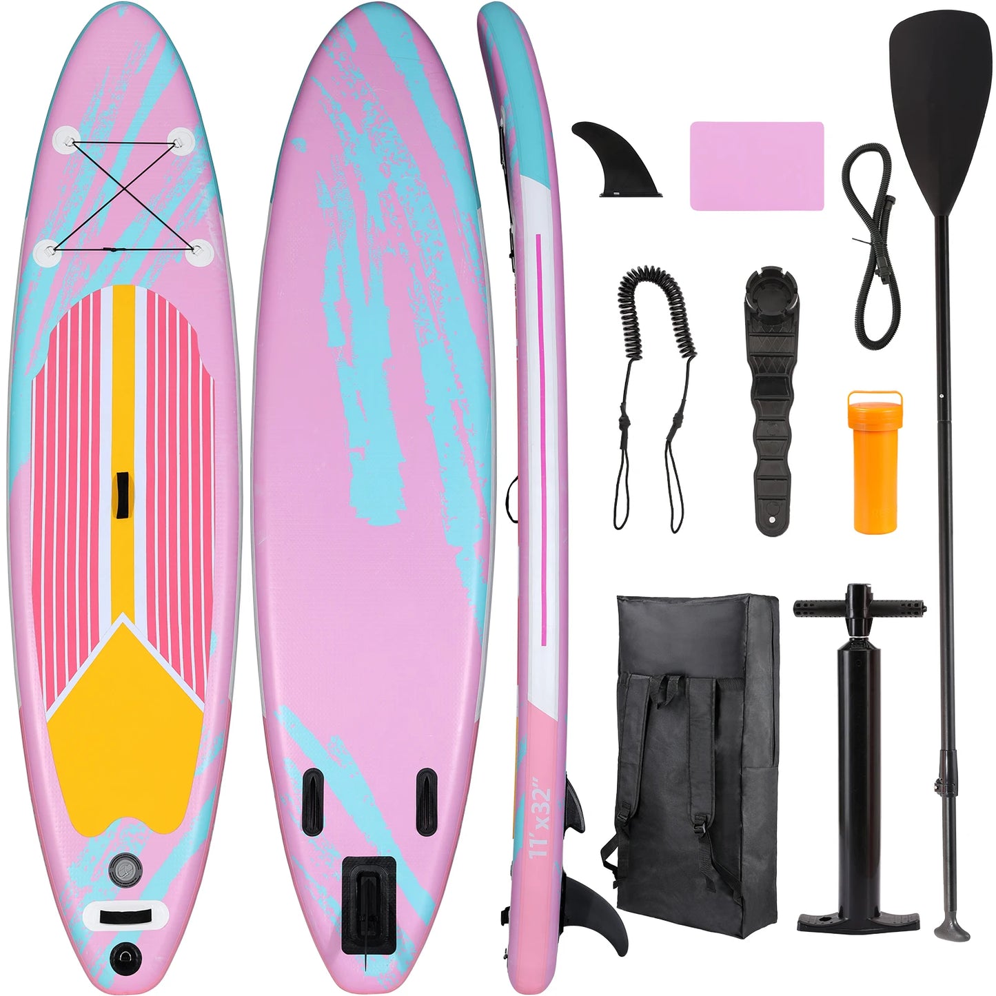 TLGREEN Inflatable Stand Up Paddle Board with Accessories