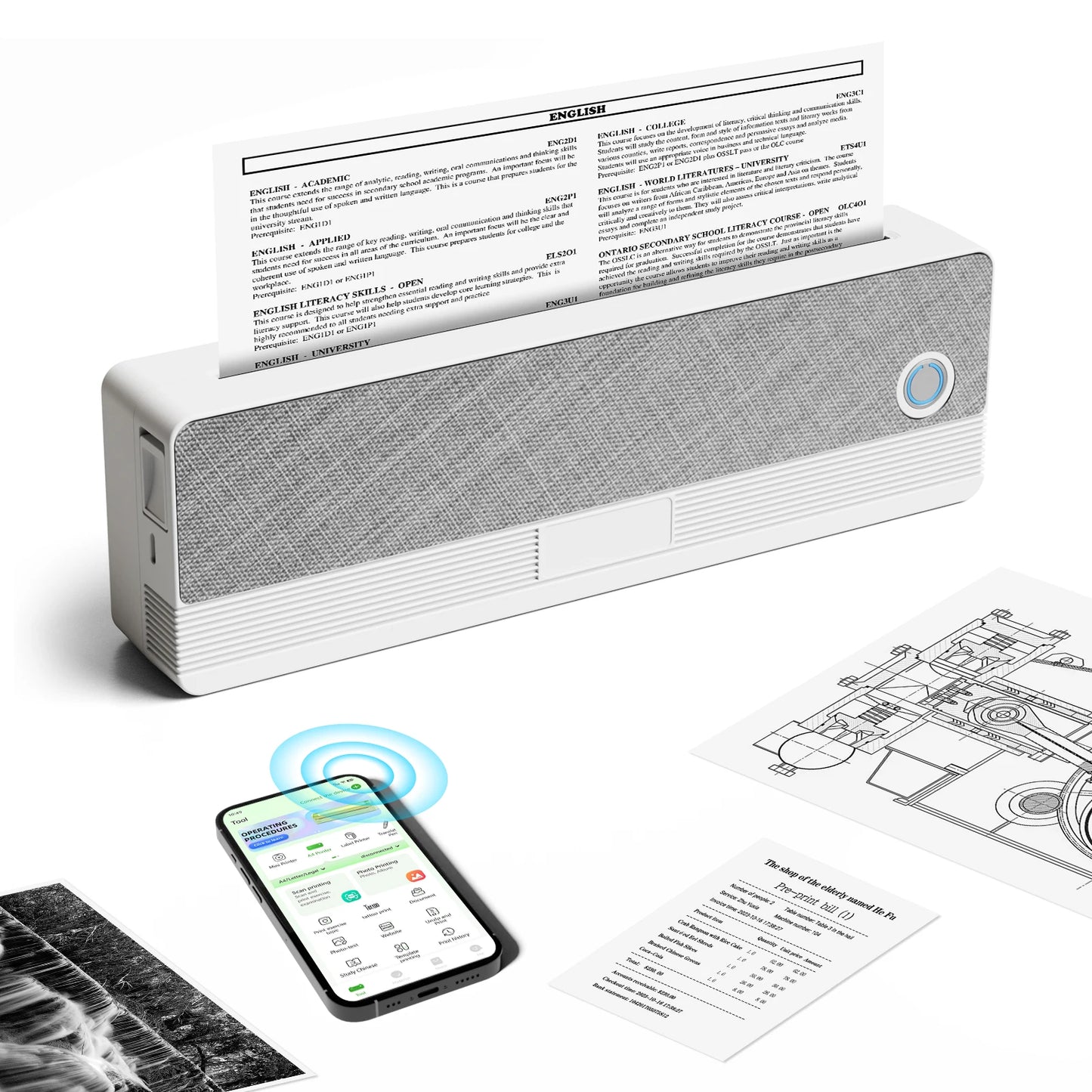 PeriPage P81 Portable Thermal Printer Bluetooth Travel