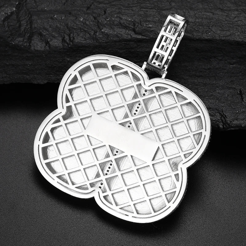 TUHE Custom Photo Pendant Necklace For Men Moissanite