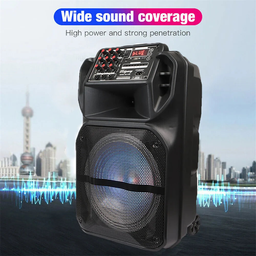 CURUK Bluetooth Party Speaker 2.0 Channel Karaoke System