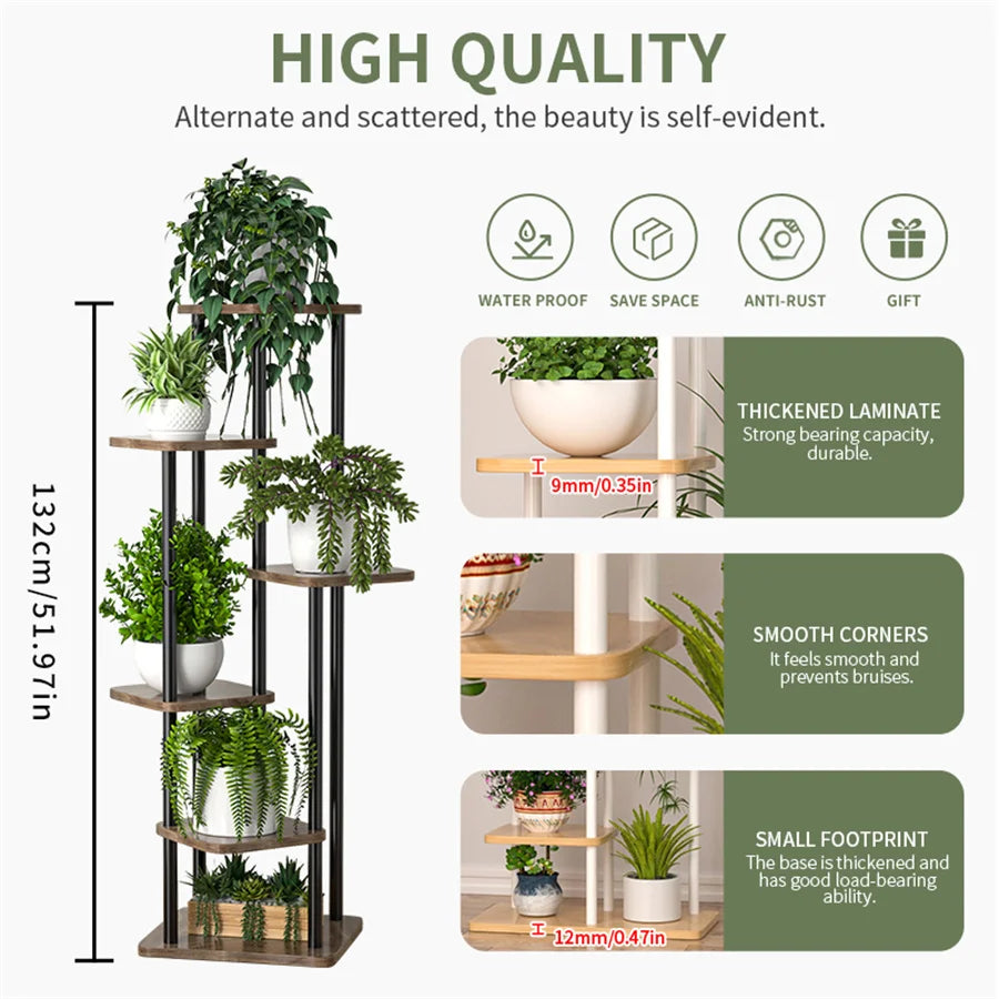 MTShining Plant Stand And Flower Rack 8 Tier Indoor Garden