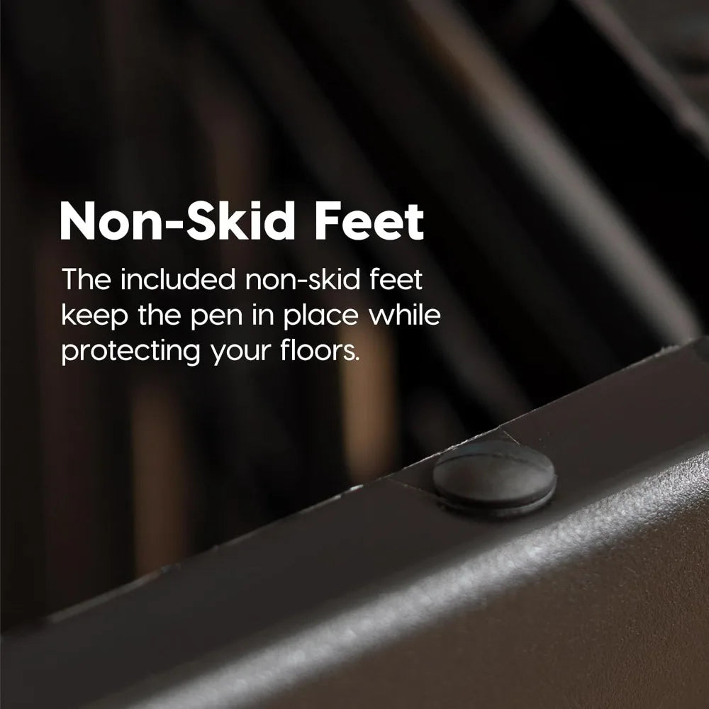 Hignconcerned Dog Playpen Four Panel Door Indoor Pet Fence