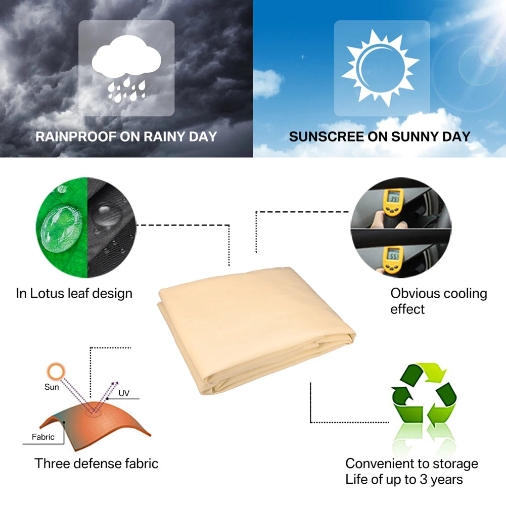 Jiangsu Sun Shade Sail Outdoor Canopy UV Block Cloth Ropes