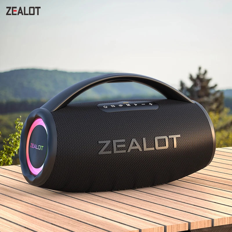 Zealot S97 80W Bluetooth Speaker With RGB LED Light