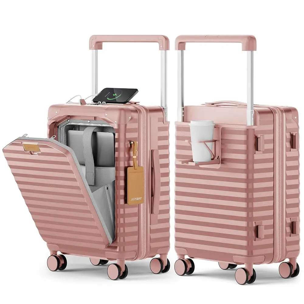 Joyway Front Opening Carry On Luggage With TSA Lock