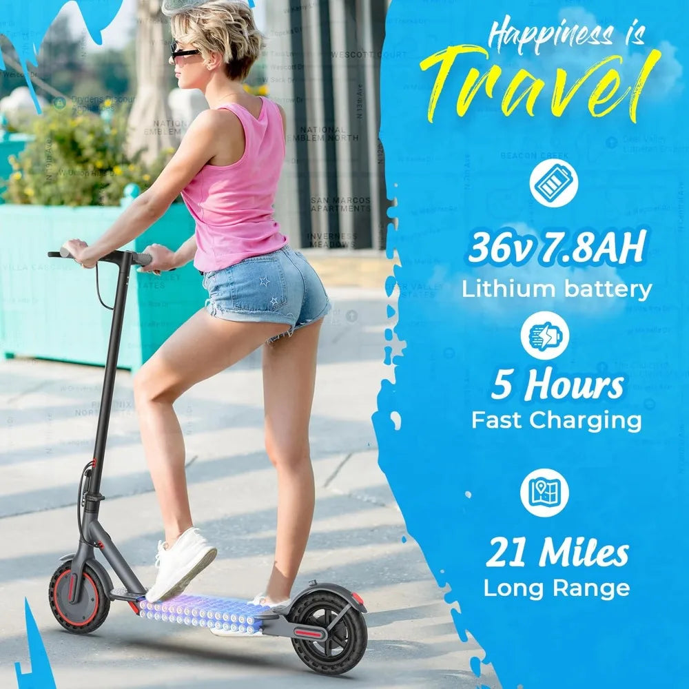 Hign Concerned Electric Scooter Dual Suspension 350W