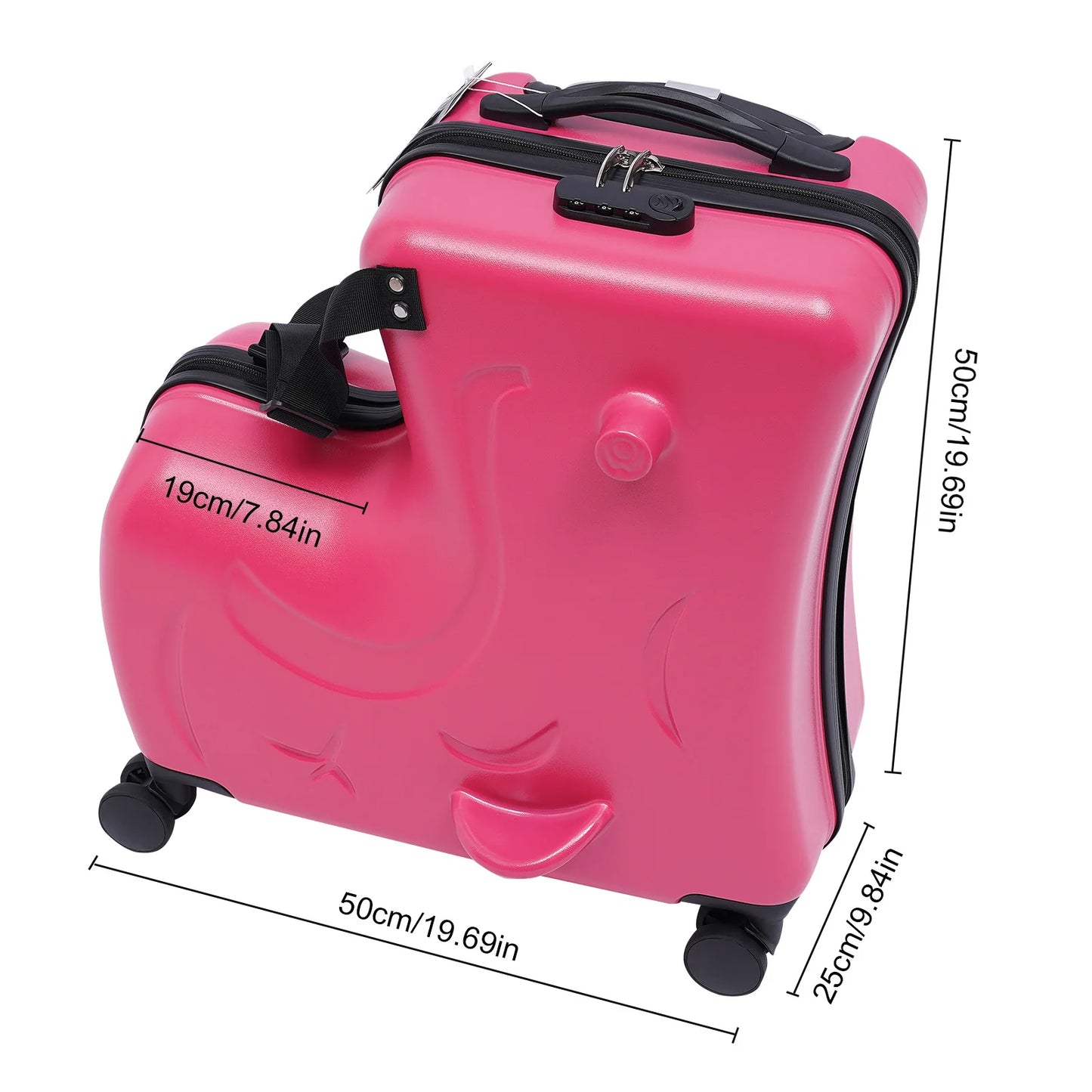 Sichuan Kid Ride On Travel Suitcase On Wheels Spinner