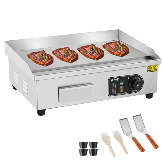 SucceBuy Commercial Electric Griddle 3200W Flat Top Grill
