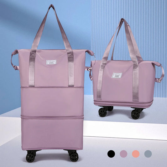 Guangdong Oxford Trolley Bag Large Capacity Collapsible