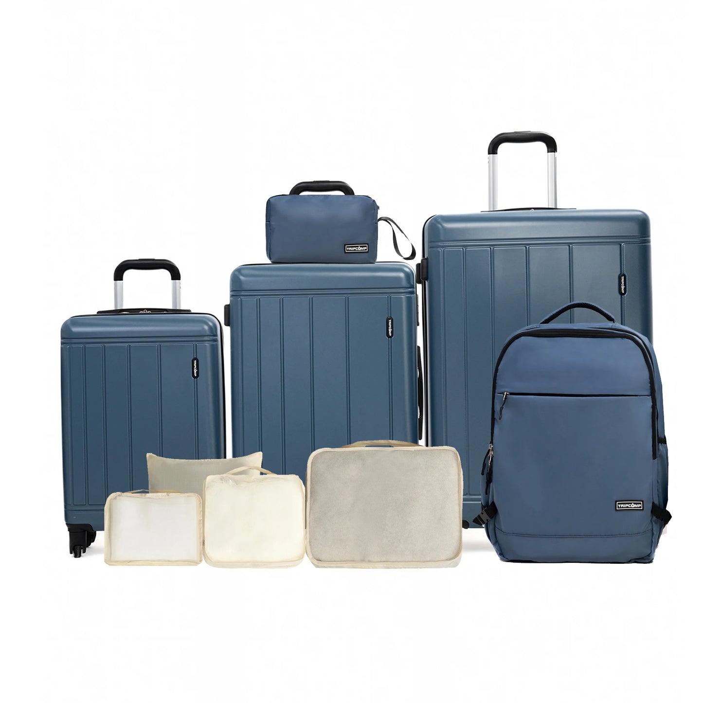 Luggage Sets 3 Piece with Backbag, PC Suitcases with Spinner Wheels and TSA Lock