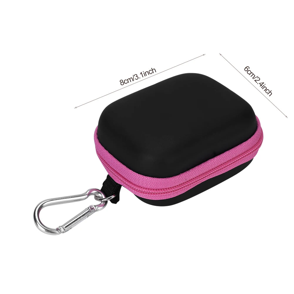 Cosmetic Case 6Colors 5ml Anti drop Essential Oil Carrying Case Six Bottles Portable Mini Travel Storage Bag Cosmetic Bag