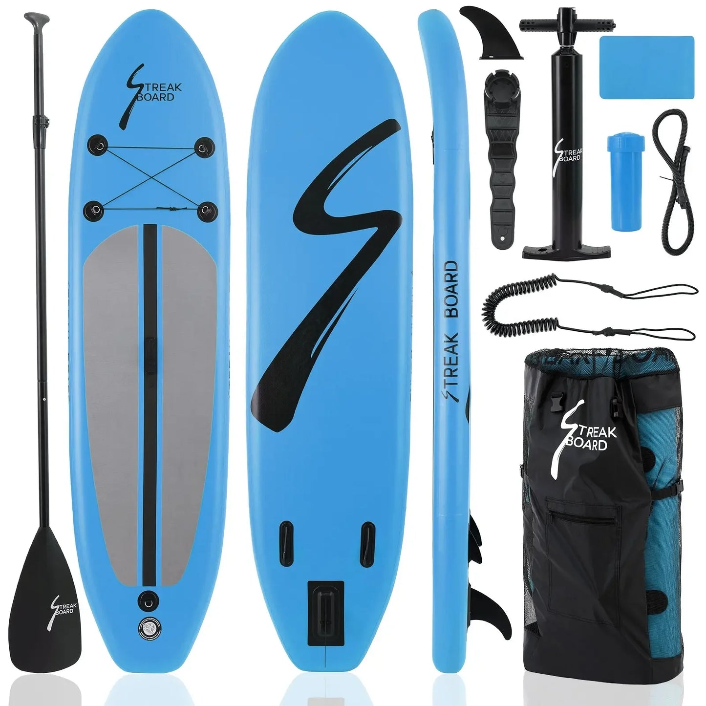 TLGREEN Inflatable Stand Up Paddle Board with Accessories