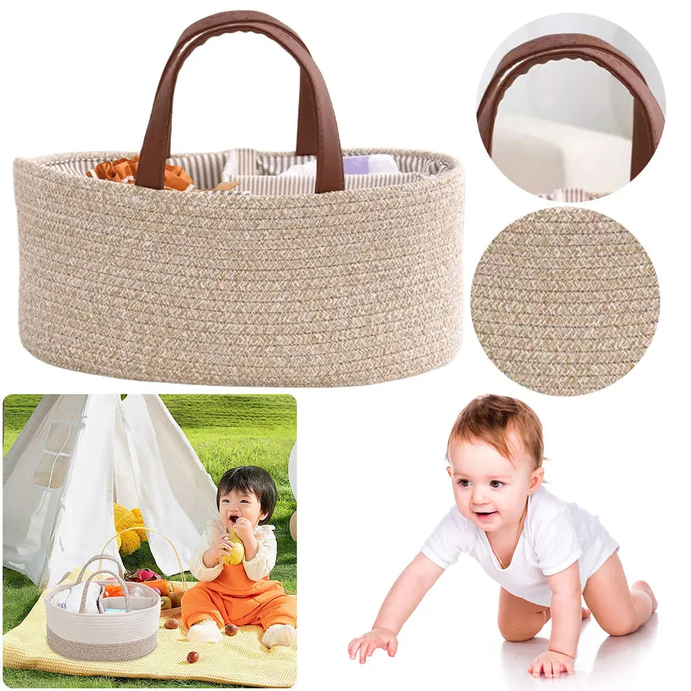 Shunmaii Travel Out Mommy Bag Nursery Storage Basket