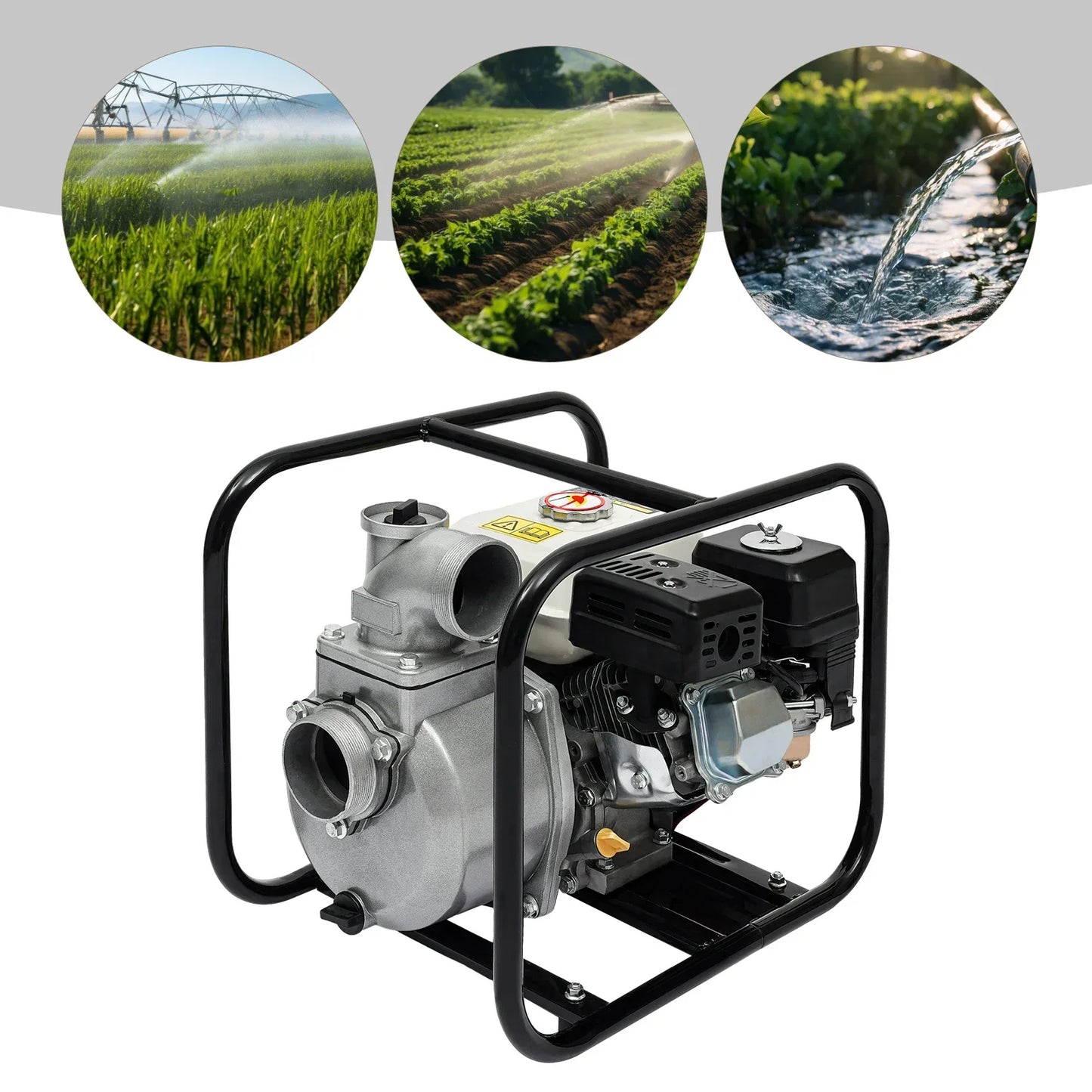 WP30 Water Transfer Pump 7.5HP Gasoline Engine 3600RPM