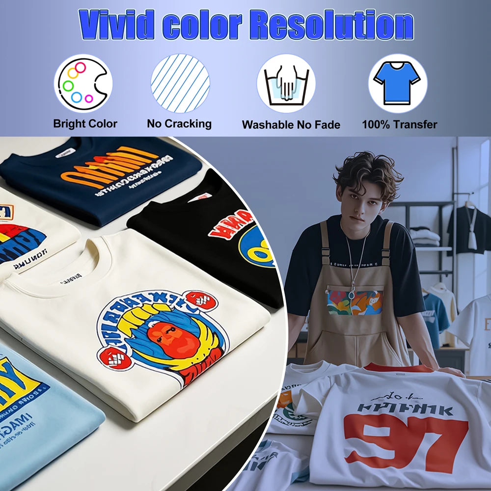 TOPPARTS Colorsun DTF Printer For Epson L800 T Shirts