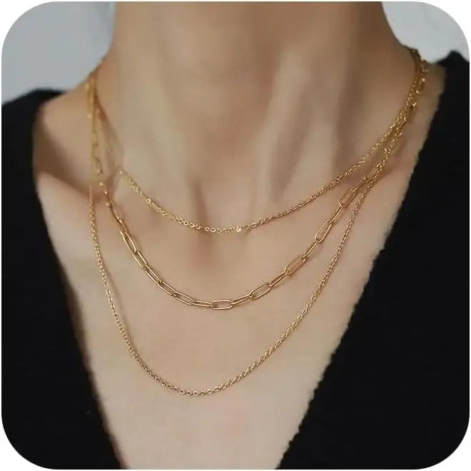 Zhejiang Women Dainty 14K Gold Plated Chunky Snake Chain Necklace
