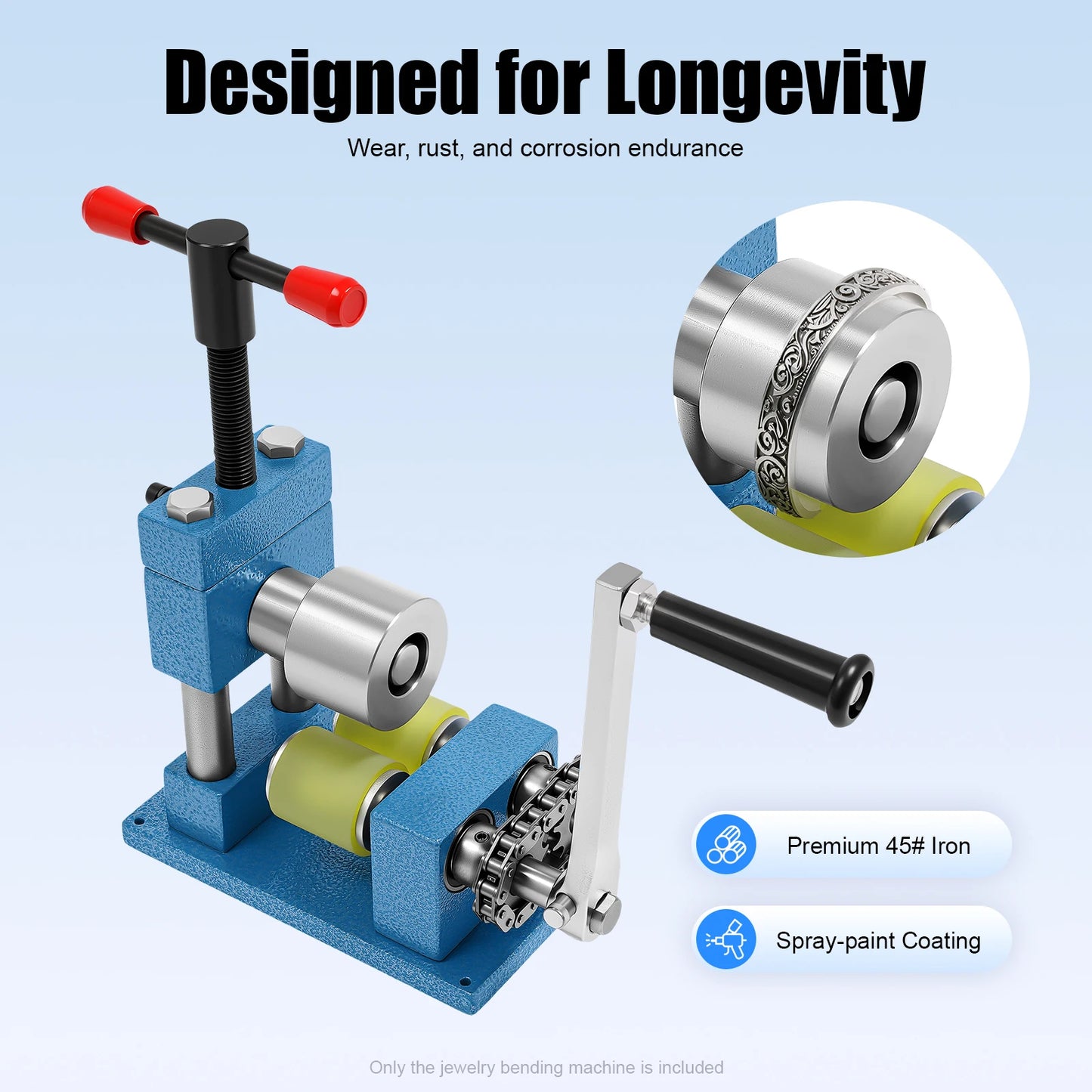Control Method Hand Crank Ring Bracelet Bending Machine