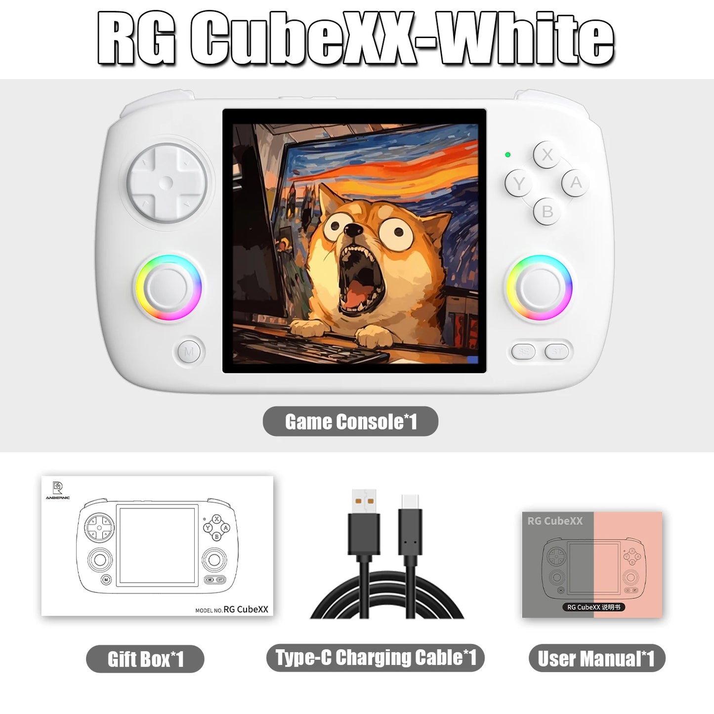 Anbernic RG CubeXX Retro Handheld Game Console HD Out