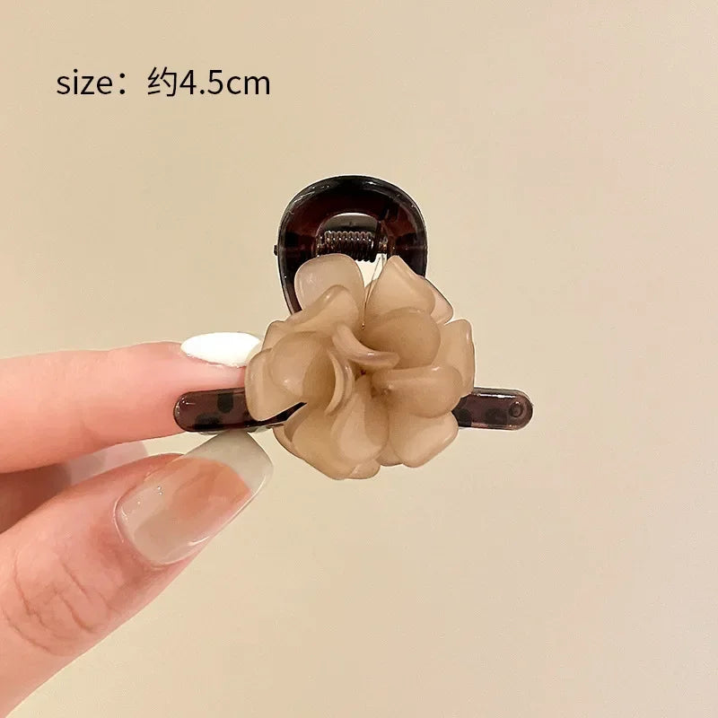 High-concerned Small Flower Hair Claw Clips for Women and Girls