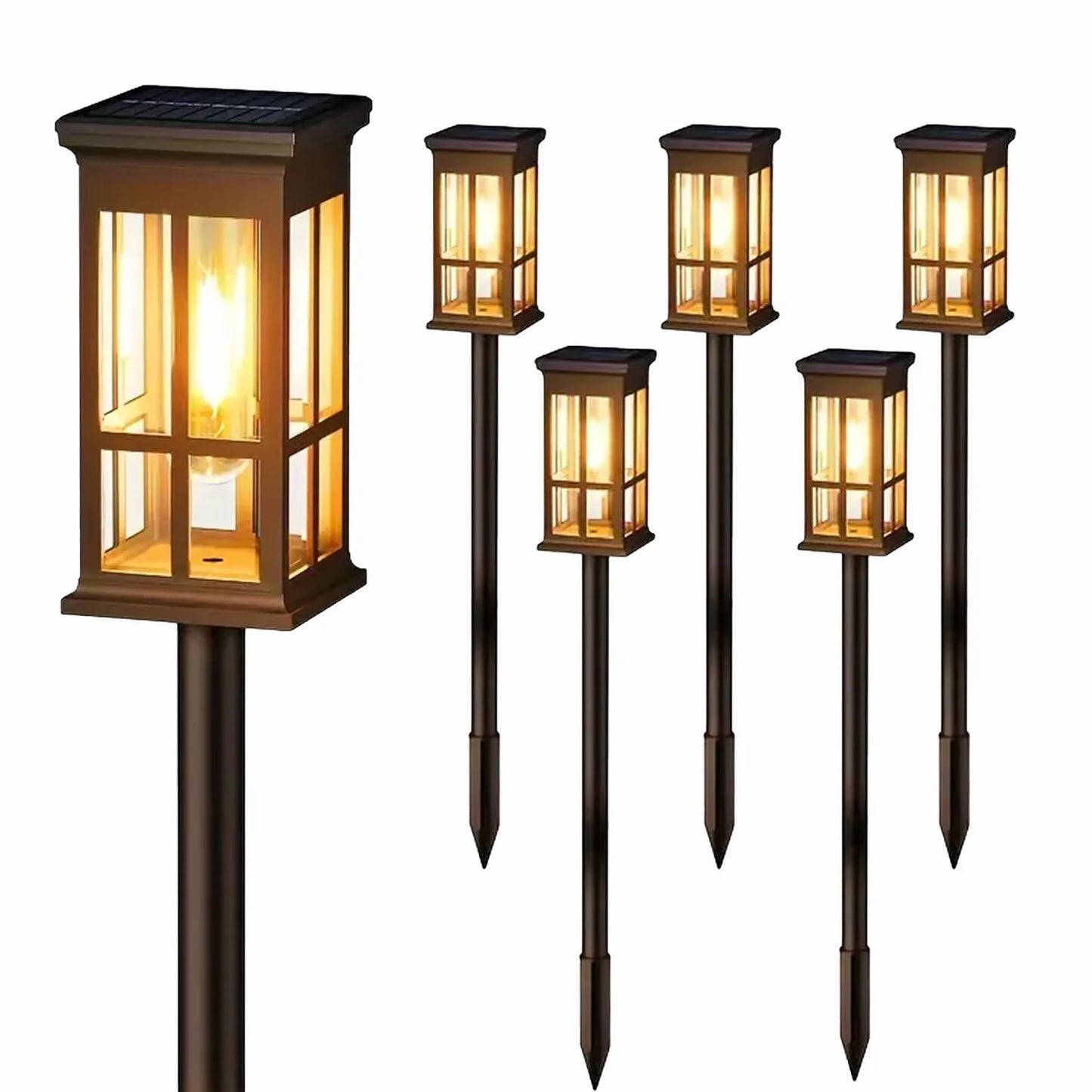 KPSTEK Solar Pathway Lights Outdoor LED Garden Lighting