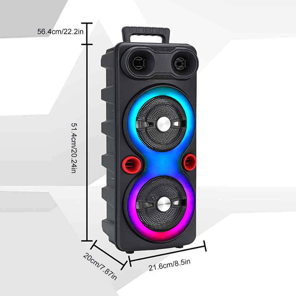 Shunmaii Outdoor Portable Bluetooth Speaker Karaoke System