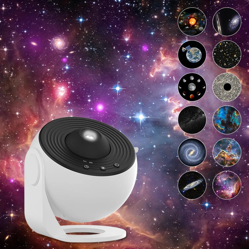 AUSYLE Night Light Galaxy Projector Starry Sky 360 Lamp