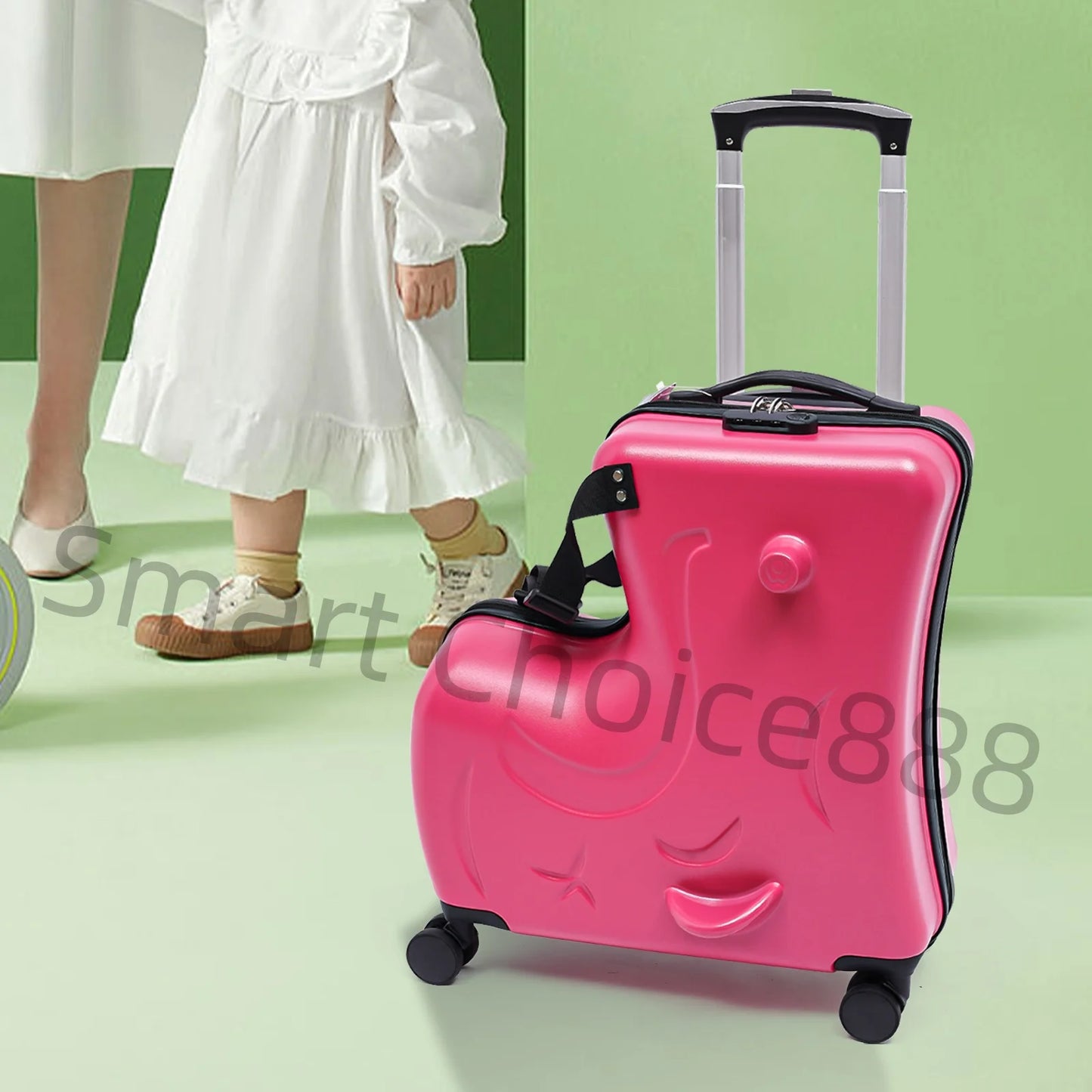 Sichuan Kid Ride On Travel Suitcase On Wheels Spinner