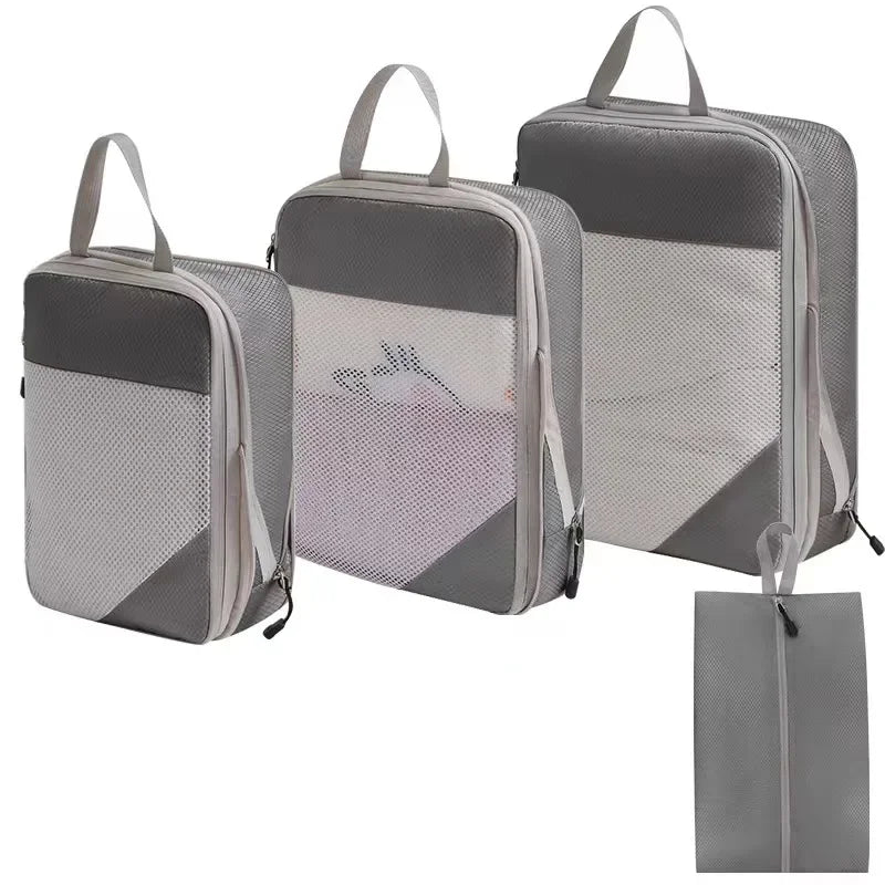 Compression Packing Cubes for Suitcases Travel Accessories Expandable Packing Organizers Lightweight Travel Organizer Cubes