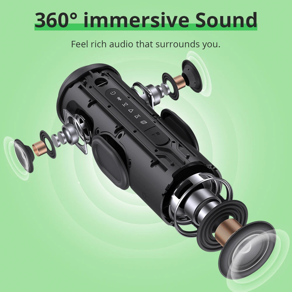 Tronsmart T8 Portable Bluetooth Speaker Deep Bass 40W IPX7