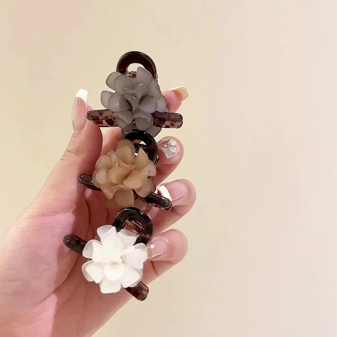 High-concerned Small Flower Hair Claw Clips for Women and Girls