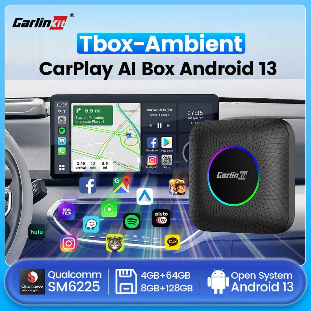 Carlinkit 3 In 1 Android CarPlay Android Auto Wireless Box