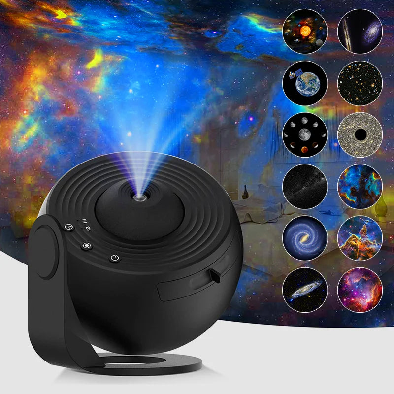 AUSYLE Night Light Galaxy Projector Starry Sky 360 Lamp