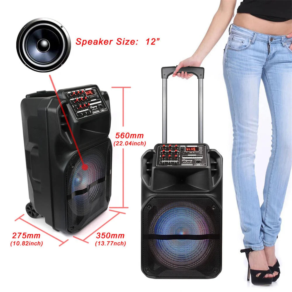 CURUK Bluetooth Party Speaker 2.0 Channel Karaoke System